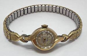 lot 54 image: Vintage Wittnaur Womens Watch 10K RGP Bezel Stainless Back