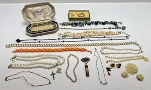 lot 63 image: Misc. Vintage Jewelry & More