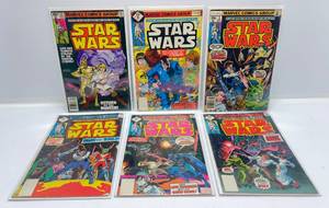 lot 91 image: Vintage STAR WARS Comics 5 35 Cent 1 40 Cent