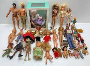 lot 161 image: Misc. Vintage Dolls, Barbies, Star Wars Luke Skywalker, Action Figures & More