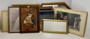 lot 170 image: Misc. Framed Items & Mirrors