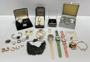 lot 174 image: Misc. Vintage Costume Jewelry, Watches & More