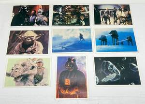 lot 252 image: 1980s Star Wars 5 x 7 Collectors Cards