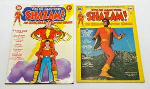 lot 258 image: 1973 Shazam Limited Collectors Edition C-21 DC Treasury & 1975 Limited Collectors Edition Shazam C-35 (Oversized)