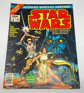 lot 259 image: Vintage Star Wars #1 (1977) - Marvel Special Edition Comic - Large Treasury Book