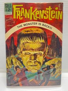 lot 264 image: Frankenstein #1 The Monster Is Back, Dell, 1963 Nice Condition