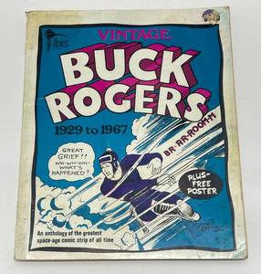 lot 273 image: Vintage Ibis Imprints Buck Rodgers 1929-1967 Magazine Comic With Poster (Binding Loose)