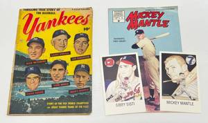 lot 276 image: (RARE) 1952 Thrilling True Story Of The Baseball Yankees Comic Book DiMaggio, Mantle & More