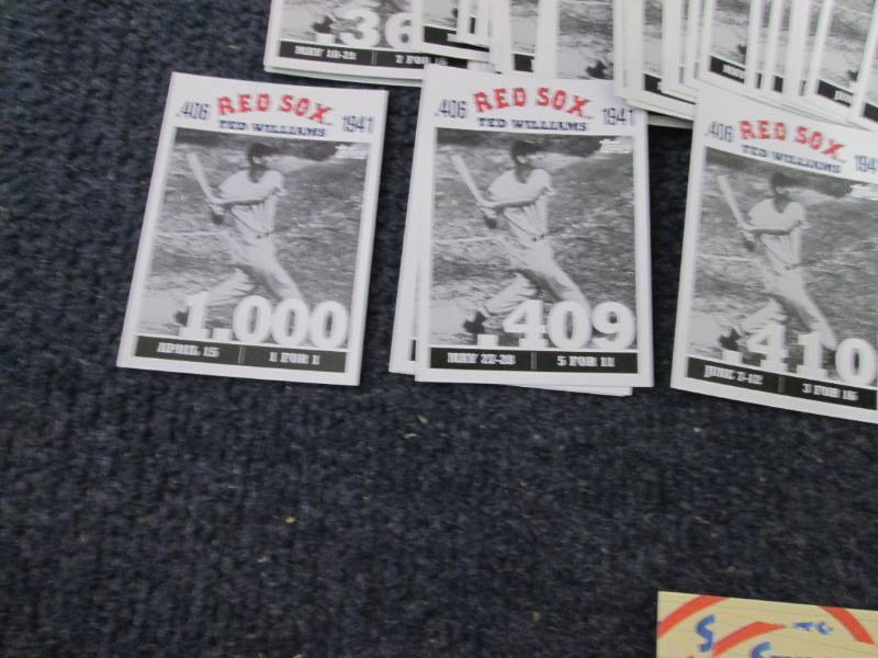 lot 181 image: 2007 Topps Ted William Batting Aver...
