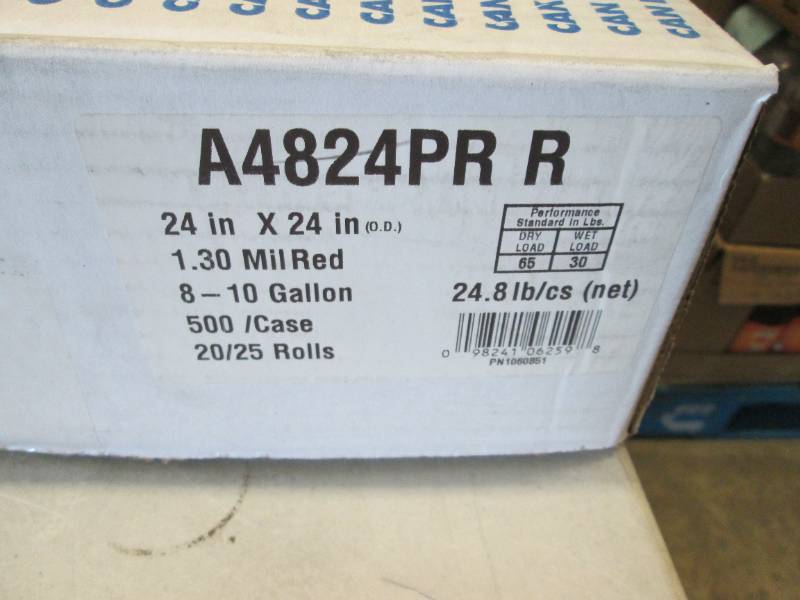 lot 370 image: Open Case of 8-10 Gallon 24x24 inch...