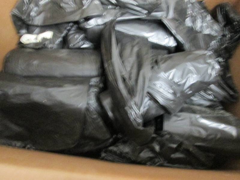 lot 102 image: Box of Black Trash Liners...