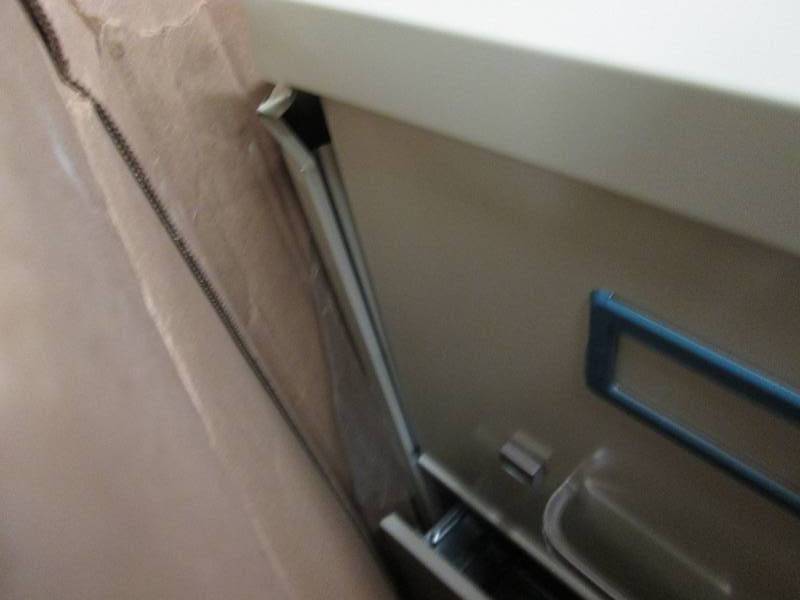 lot 302 image: Four Drawer Metal File Damaged...