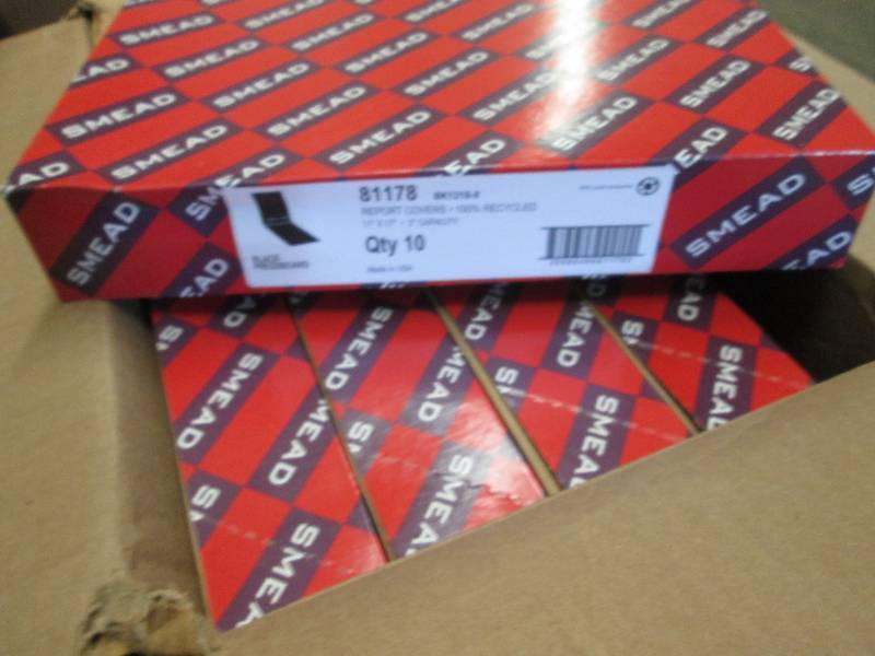 lot 320 image: 5 Boxes of 10ct Smead Report Covers...