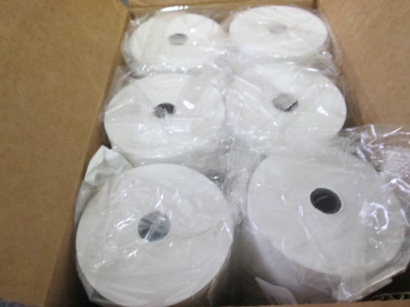 lot 105 image: Case of 12 Thermal Paper Rolls...