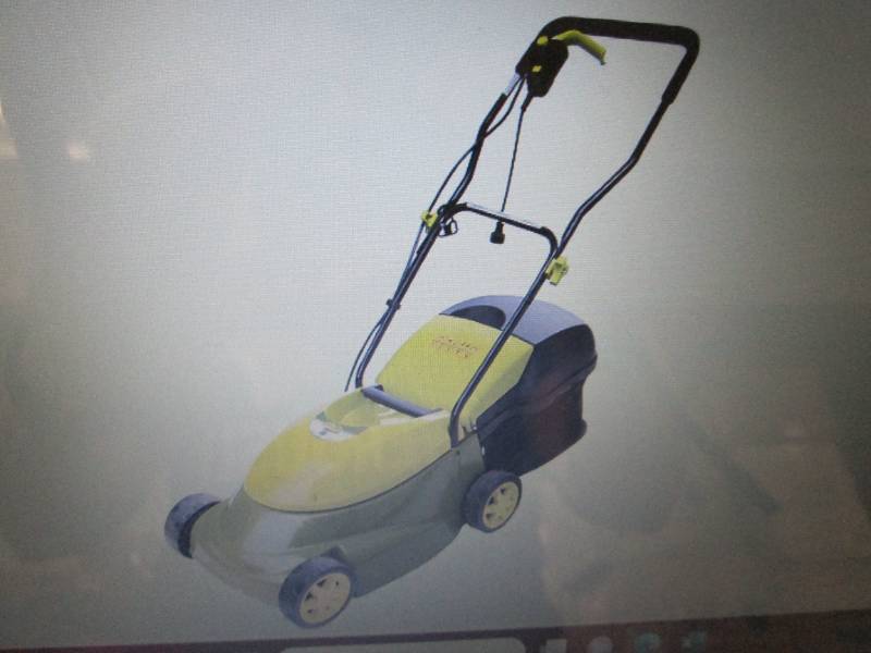 lot 3 image: Sun Joe Mow Joe 14 12-Amp Corded E...