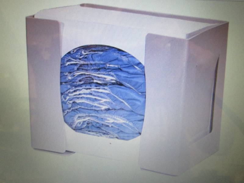 lot 217 image: 3 Shoe CoverBoufant Cap Dispenser ...