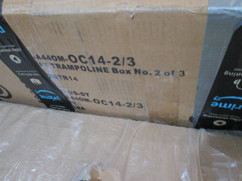 lot 306 image: Box 2 of 3 14 ft Trampoline...