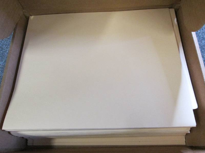 lot 225 image: box of 50 manila end tab pocket fol...