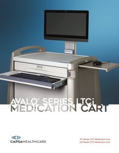 lot 3 image: WOW MSRP $6800 Capsa Solutions Avalo� ACi Medication Cart With Working Planar Monitor & Extras BonusLocking System & Key 1st & 2nd Pics Stock Photos