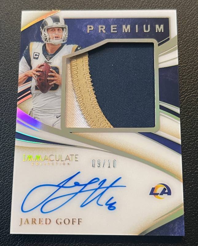 Jared cheapest Goff patch auto #1 / 15