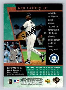 lot 28A image: Ken Griffey Jr. Promo Sample Card 1997 Upper Deck SP Baseball Card
