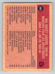 lot 265 image: Wayne Gretzky 1984 O-Pee-Chee #382 Vintage Hockey Card
