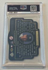 lot 39 image: Derek Jeter PSA Graded 9 Mint 1996 SPx Gold #43 Baseball Card