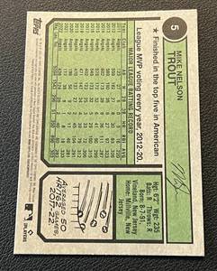 lot 80 image: Mike Trout Purple Refractor SP 2023 Topps Heritage #5 Baseball Card