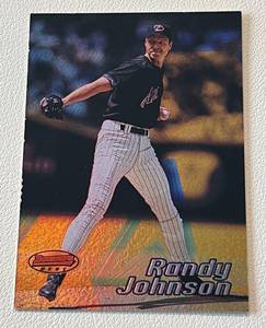 lot 107 image: Randy Johnson Refractor 2002 Bowmans Best #43 Baseball Card