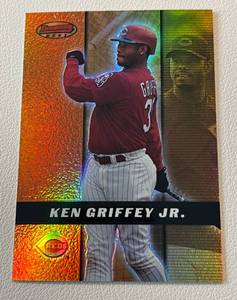lot 111 image: Ken Griffey Jr Refractor 2000 Bowmans Best #85 Baseball Card