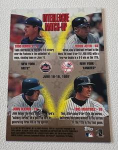 lot 126 image: Derek Jeter Refractor 1997 Topps Finest #ILM6 Baseball Card