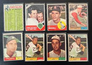 lot 134 image: 1961-191 20 Card Vintage Baseball Lot