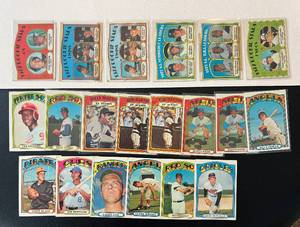 lot 141 image: 1972 Topps Baseball 20 Card Vintage Lot