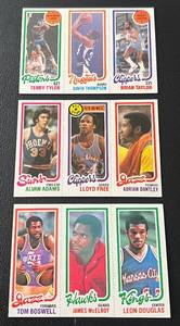 lot 239 image: 1980 Topps Basketball 3 Vintage Card Lot