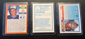 lot 280 image: Eric Lindros 3 RC Lot Rookie Hockey Cards