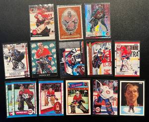 lot 286 image: Patrick Roy 14 Card Hockey Lot