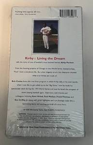 lot 313 image: Kirby Puckett Living the Dream VHS Tape Minnesota Twins Baseball Vintage