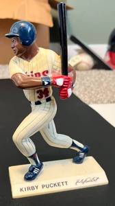 lot 318 image: Kirby Puckett 1988 Superstar Statues Minnesota Twins MLB Baseball