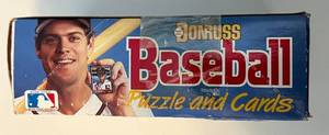 lot 337 image: 1988 Donruss Baseball Pack Box - 36 packs of baseball cards