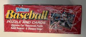 lot 338 image: 1990 Donruss Baseball Pack Box NewSealed 36 Packs of Baseball Cards