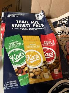 Trail Mix and Popcorn