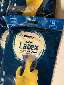 Flocklined Latex Gloves