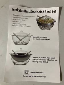 Prep and Salad Bowls, Knife Sharpener
