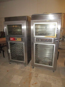 lot 2 image: (2) Nu-Vu OvenWarming Box 36x27x77 (may need work)