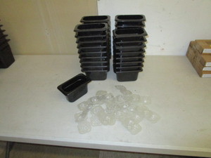 lot 25 image: (36) 19 4 Food Pans (18) 19 Drain Shelves