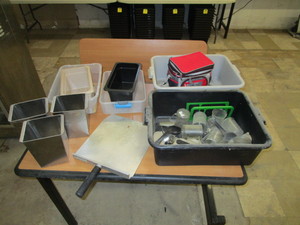lot 28 image: Misc. Totes & Utensils
