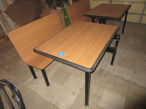 lot 43 image: (2) Wheelchair Accessible Booths