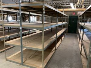 Industrial Tear Drop Shelves 32 x 69 x 8 and 6- 8 Sections