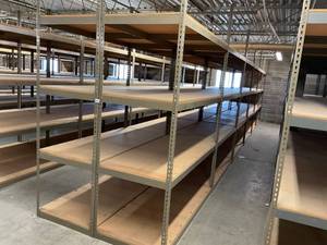 Industrial Tear Drop Shelves 32 x 69 x 8 - 12 Sections
