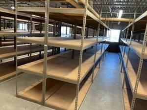 Industrial Tear Drop Shelves 32 x 69 x 8 - 12 Sections